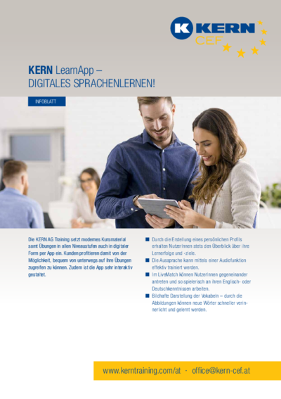 KERN LearnApp – digitales Sprachenlernen!