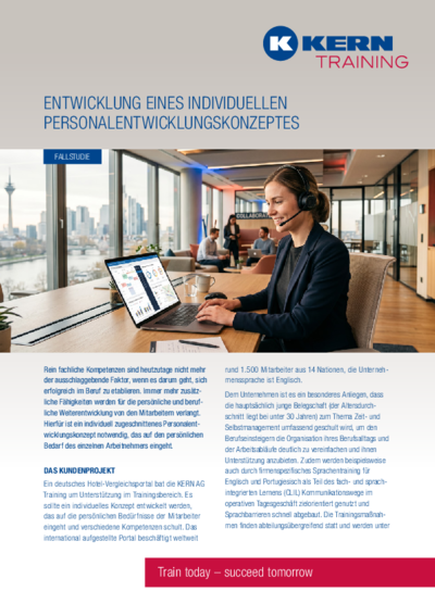 PDF Download Case Study: Development of a customised staff development concept