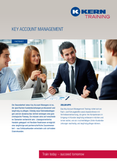 PDF Download Factsheet Key Account Management