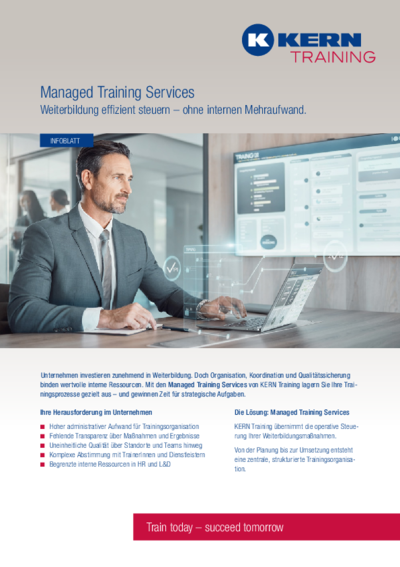 PDF Download Infoblatt Managed Training Services