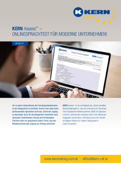 KERN Assess Infoblatt Download