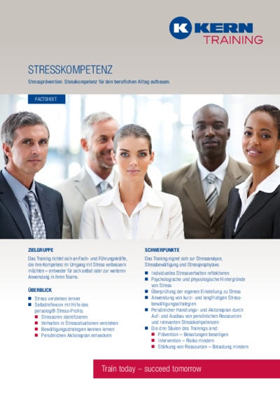 PDF Download Factsheet Stresskompetenz