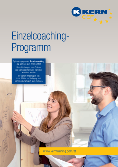 Individualtraining / Einzelcoaching-Programm Infoblatt Download