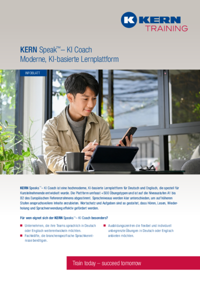 PDF Download Infoblatt KERN Speak™ – KI Coach