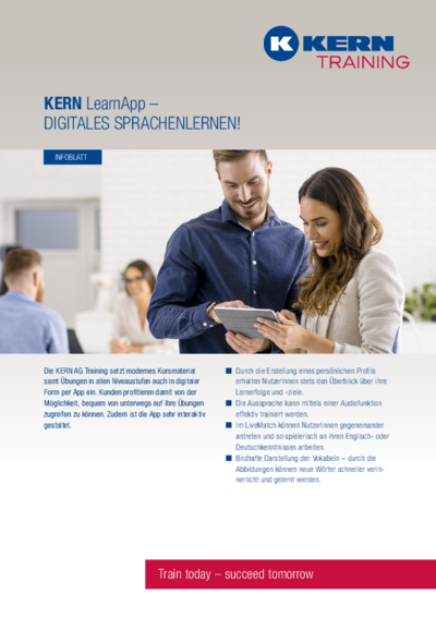 KERN LearnApp – digitales Sprachenlernen!