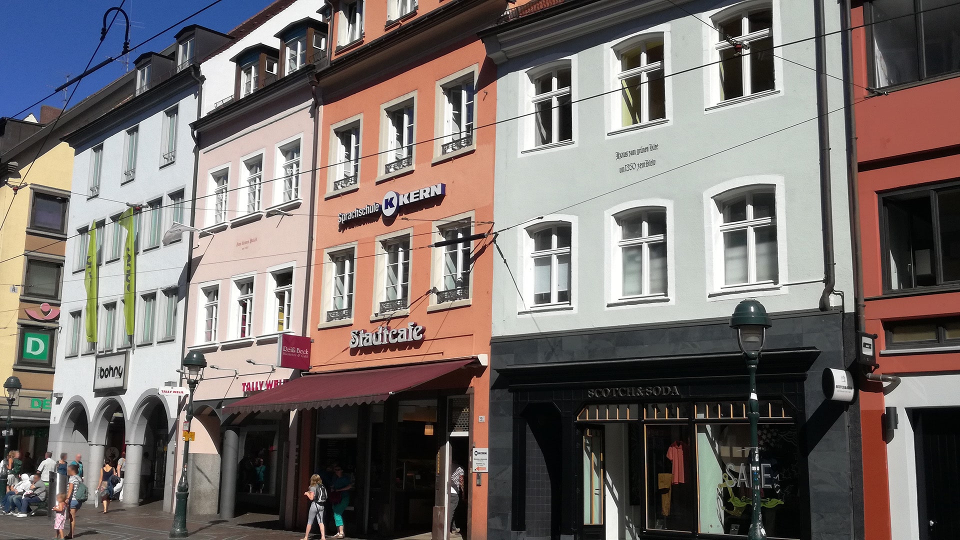 Vue extérieure de l'école de langues KERN Fribourg