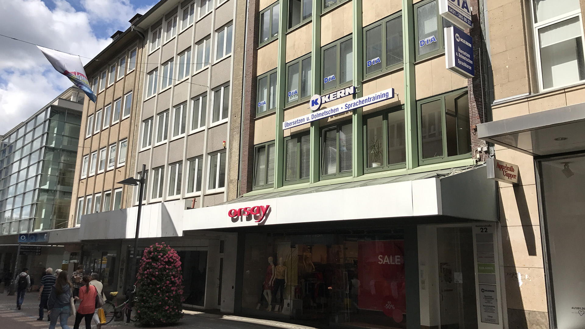 Außenansicht der KERN Sprachschule Kiel