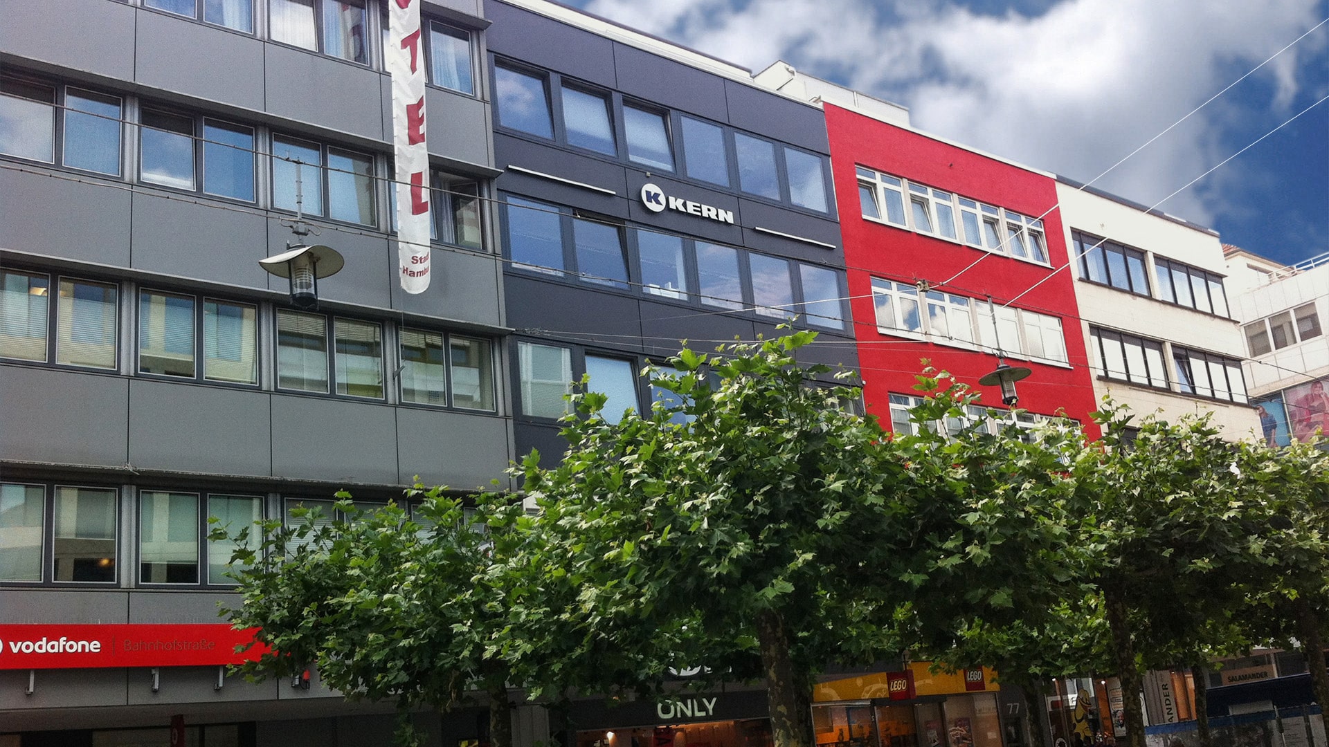 Exterior view of the KERN language school Saarbruecken