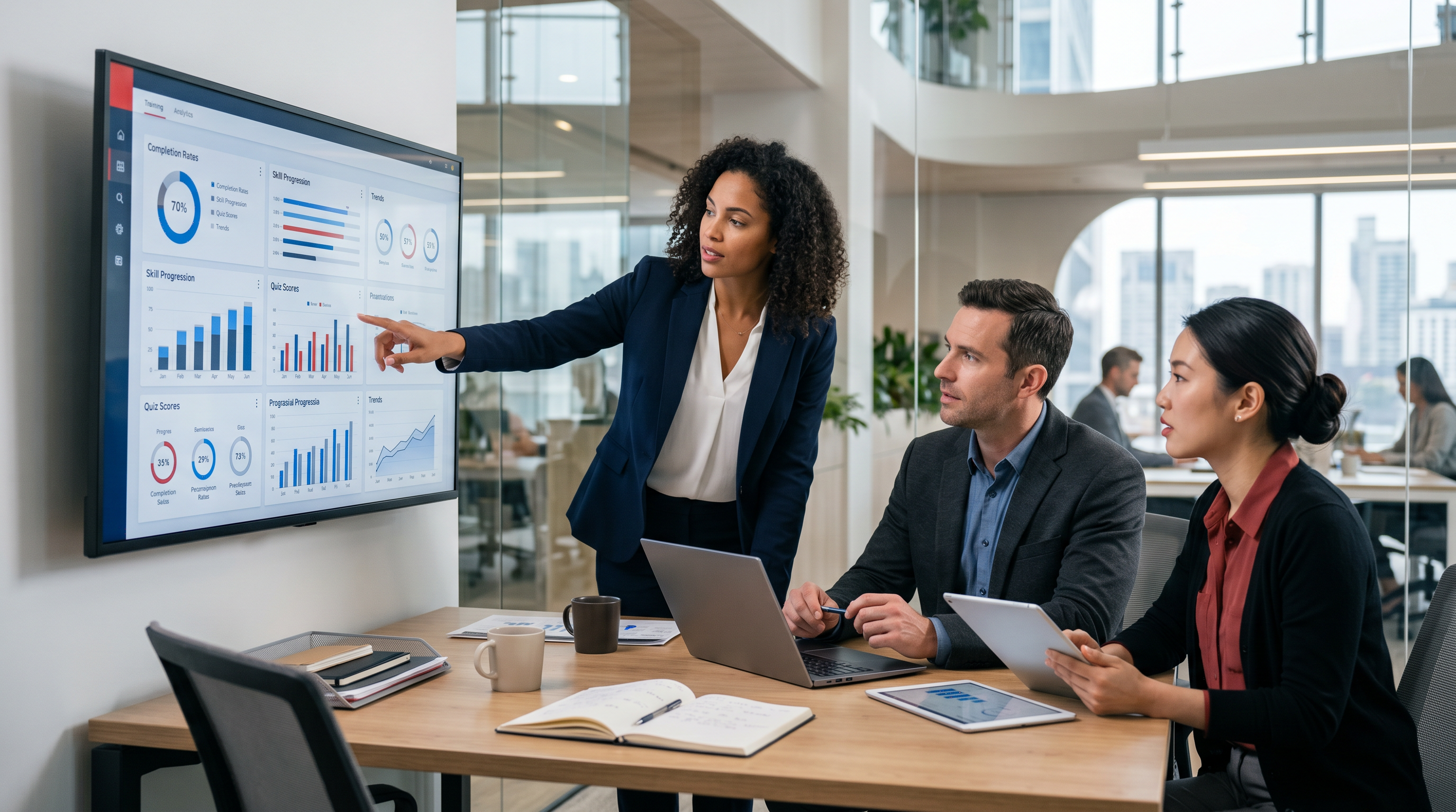 Controle e relatórios