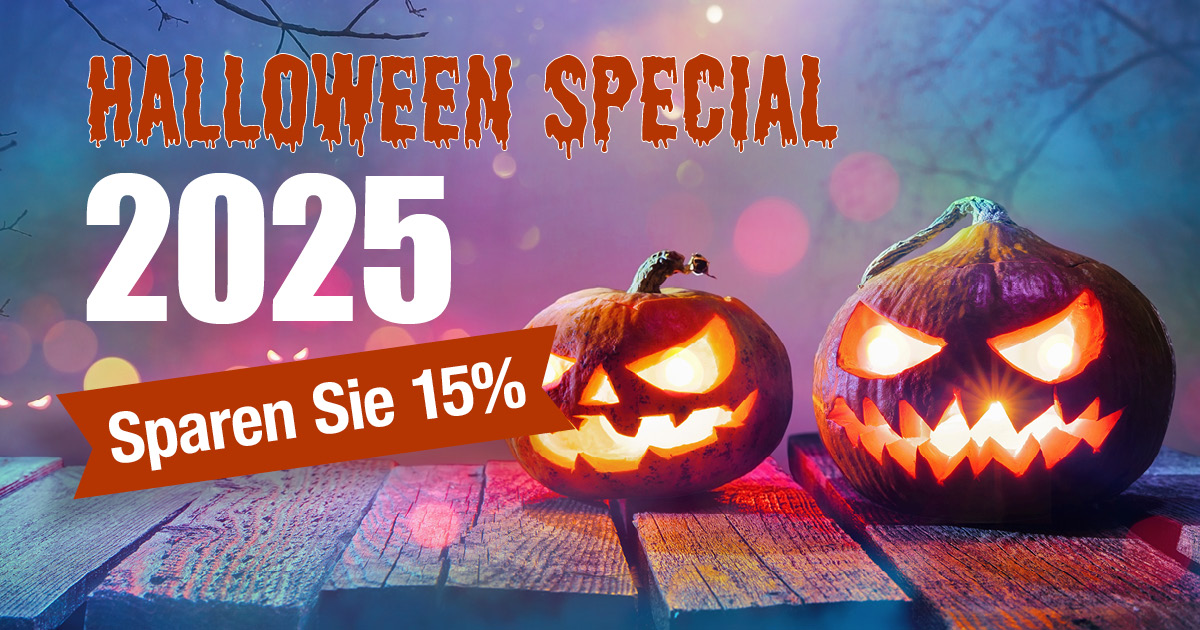 Halloween Special 2025 - Sparen Sie 15%